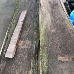 激安 けやき 一枚板 長さ約２Ｍ 1枚5000円 ベンチ カウンター 看板等にの画像