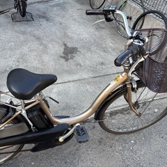 YAMAHA PAS natura 電動アシスト自転車 シャンパンゴールドの画像