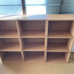 カラーボックス3つの画像