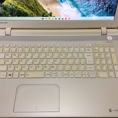 【超美品 高性能i7 メモリ16GB フルHD 】東芝ノートパソコンdynabook T75/TGS2　Win11 Corei7 メモリ16GB SSD256GB Officeインストールの画像