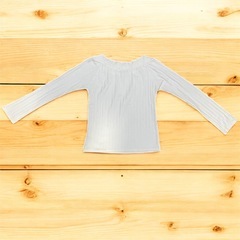 Mサイズ　INGNI イング リブオフショル　ホワイトの画像