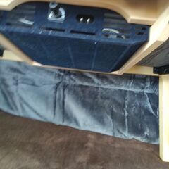 ★リユースのサカイつくば店★TK7486 ニトリ こたつ　新品布団付 ブルー H38×D60×W80 クリーニング済みの画像