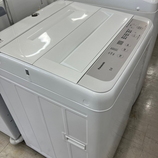 安心の1年間保証付き！Panasonic全自動洗濯機2024年製5.0kg【