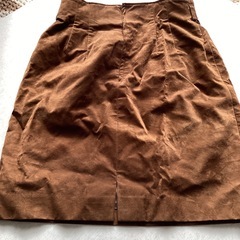 スエード風スカート　w69の画像
