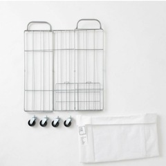 BRID ランドリーバスケット ライトグレー40Lの画像