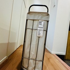 BRID ランドリーバスケット ライトグレー40Lの画像