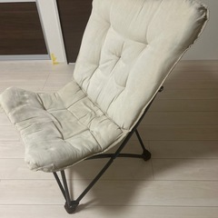 バタフライチェア ハイバック　アイボリーの画像