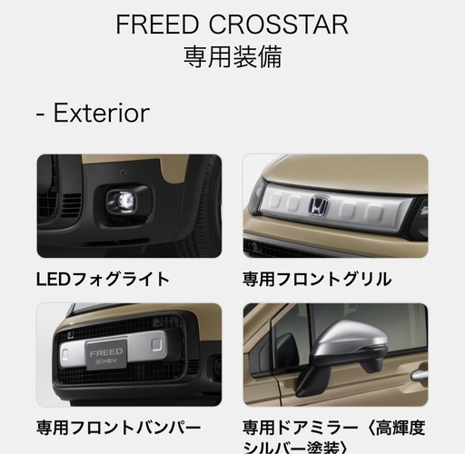 ホンダフリード　エンブレム　グリル　バンパー