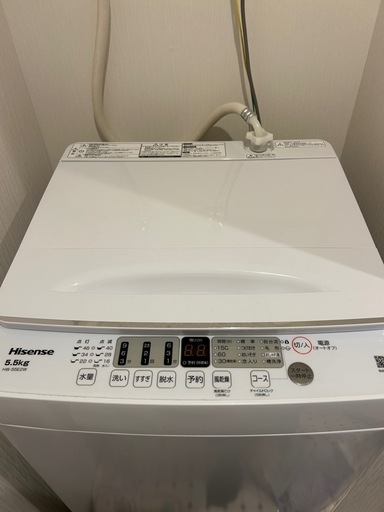 【急募！12月1日まで】2023年式　洗濯機
