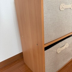 カラーボックス2段の画像