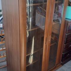 リサイクルショップどりーむ荒田店　No5484　棚・収納棚　扉付き　写真参照🎵　の画像