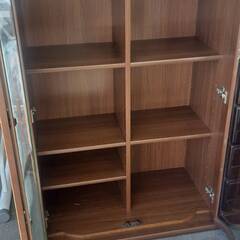 リサイクルショップどりーむ荒田店　No5484　棚・収納棚　扉付き　写真参照🎵　の画像