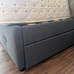 べッドフレ一ム ダブルの画像