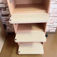 【取引中】収納　棚　キッズ　キャビネットの画像