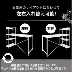 黒のお洒落でモダンなデスクの画像