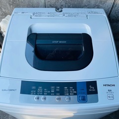 2019年製　HITACHI 日立　全自動洗濯機　5kgの画像