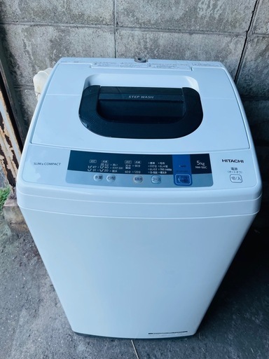 2019年製　HITACHI 日立　全自動洗濯機　5kg