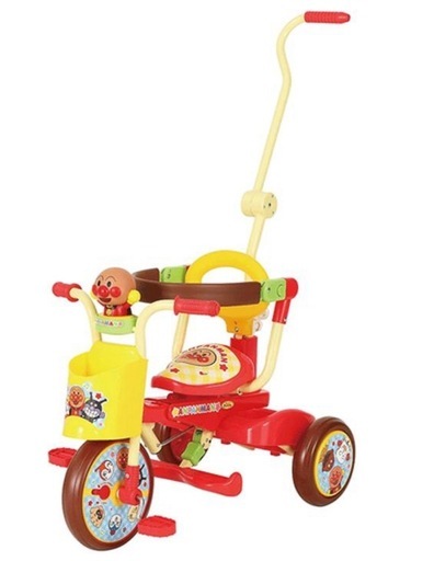 それいけ!アンパンマン　折りたたみ三輪車 オールインワンUP