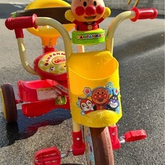 それいけ!アンパンマン　折りたたみ三輪車 オールインワンUPの画像