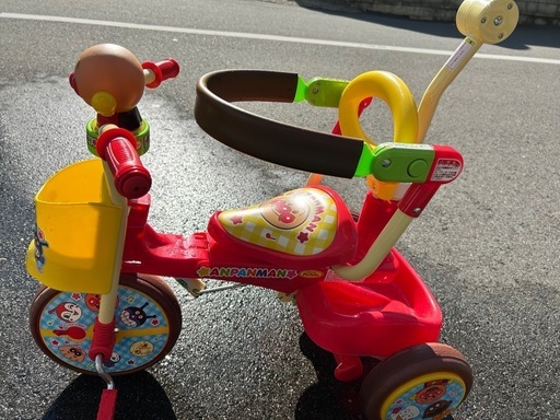 それいけ!アンパンマン　折りたたみ三輪車 オールインワンUP