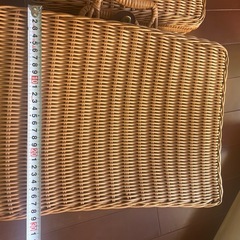 【引き渡し決定】ピクニックかごバッグの画像