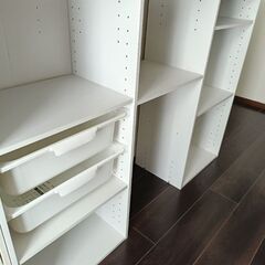 ニトリ カラーボックス2個連結の画像