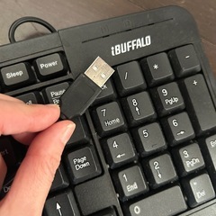 パソコン　キーボードの画像