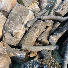 引取り限定　薪材　雑木　伐採材　薪ストーブ　キャンプの画像