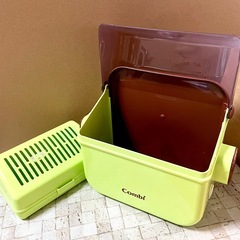 【おまけ付き】コンビ　哺乳瓶除菌ケース　除菌じょーずアルファの画像