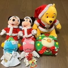クリスマスぬいぐるみ約10点の画像