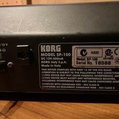 KORG SP-100の画像