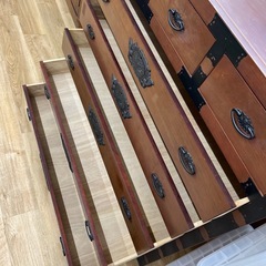 和タンス 木製 ブラウン のご紹介です！の画像