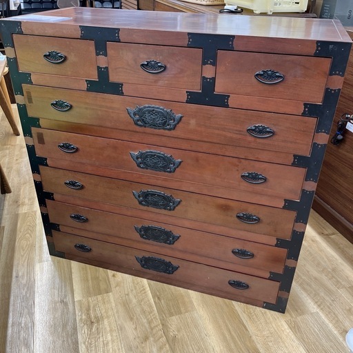 和タンス 木製 ブラウン のご紹介です！