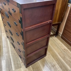 和タンス 木製 ブラウン のご紹介です！の画像