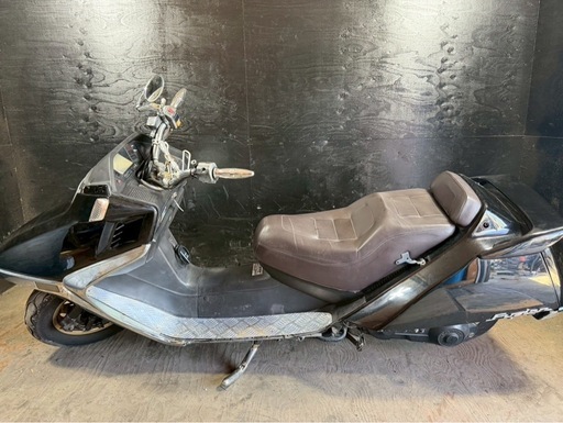 ★支払総額4.5万円★定休日なし！いつでも現車確認可能です！ ホンダ フュージョンSE 黒 MF02 LEDテール！ スポイラー！ アルミステップ！ メッキパーツ！ シート破れなし！