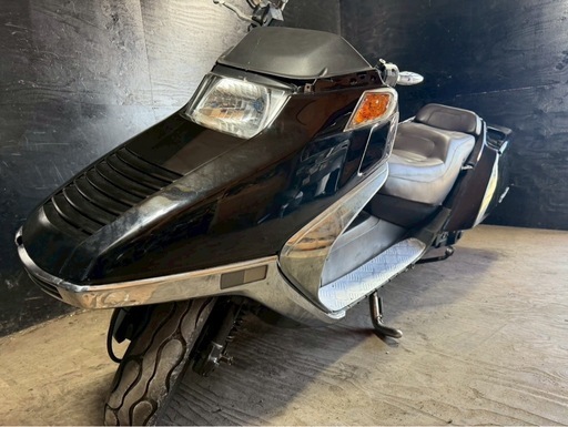 ★支払総額4.5万円★定休日なし！いつでも現車確認可能です！ ホンダ フュージョンSE 黒 MF02 LEDテール！ スポイラー！ アルミステップ！ メッキパーツ！ シート破れなし！