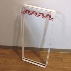 山崎実業 plate レジ袋スタンド ゴミ袋かけ (レッド)の画像