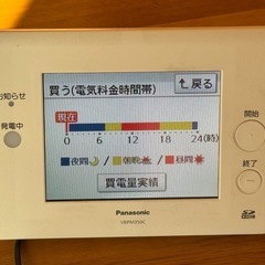 パナソニック　ソーラー発電用モニター
の画像