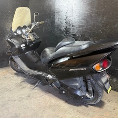 ★支払総額3.3万円★関東圏内即日配送可能！全車走行テスト済みです！ ホンダ フォルツァ黒 MF06 激安250cc！ バッテリー新品！ 社外ハンドル！ カスタムベースに♪ ローダウンアダプター！の画像