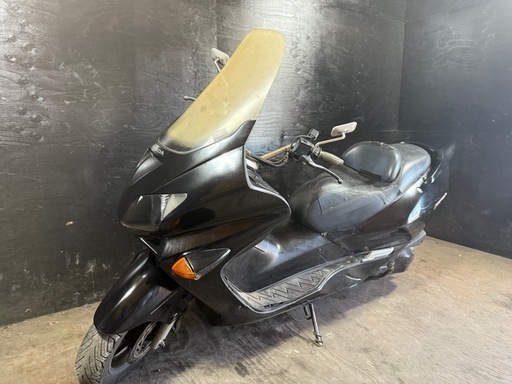 ★支払総額3.3万円★関東圏内即日配送可能！全車走行テスト済みです！ ホンダ フォルツァ黒 MF06 激安250cc！ バッテリー新品！ 社外ハンドル！ カスタムベースに♪ ローダウンアダプター！