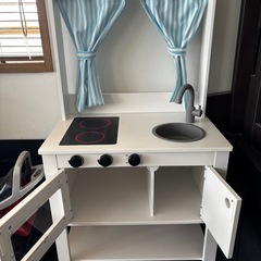 IKEA  おままごとキッチン&切れる野菜くだものの画像