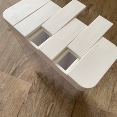 １合分別 冷蔵庫用米びつ 山崎実業   towerの画像