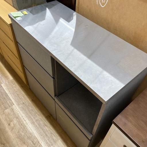 キッチンカウンター ステンレス天板グレー のご紹介です！