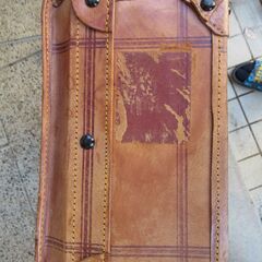 本革　ボストンバッグ　旅行鞄　中国製の画像
