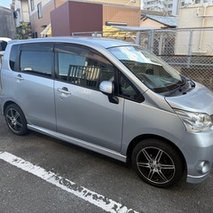 ダイハツ ムーブ カスタムX車検長い！すぐ乗れるシルバー／内外装キレイめ の画像