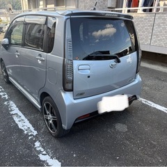 ダイハツ ムーブ カスタムX車検長い！すぐ乗れるシルバー／内外装キレイめ の画像