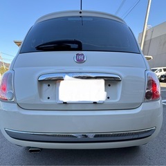 FIAT 500のホワイトハッチバック　車検R8年9月　値引きOK！！　乗って帰れます✨の画像