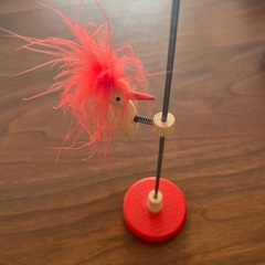 ドイツ　木のおもちゃ　スプリングキツツキ　きつつき　鳥　Kremers クレマーズの画像