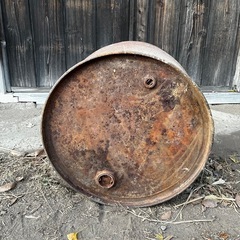 取手付き　カット済み　ドラム缶の画像