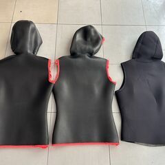 ダイビング　フードベスト　3着　女性　3mmの画像